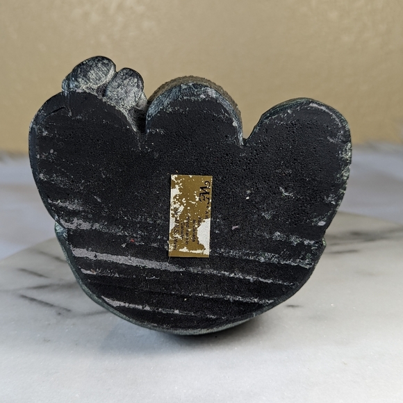 A Wolf Original Inuit / Eskimo Woman And Child Carved Soap Stone Sculpture - Picture 5 of 10